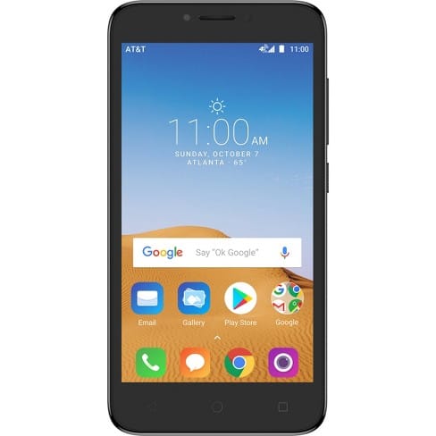 Alcatel Tetra 16GB Prepaid Smartphone - Unlocked for AT&T & GSM Networks - Black | Perfect for Travel, Backup, or Budget-Friendly Plans