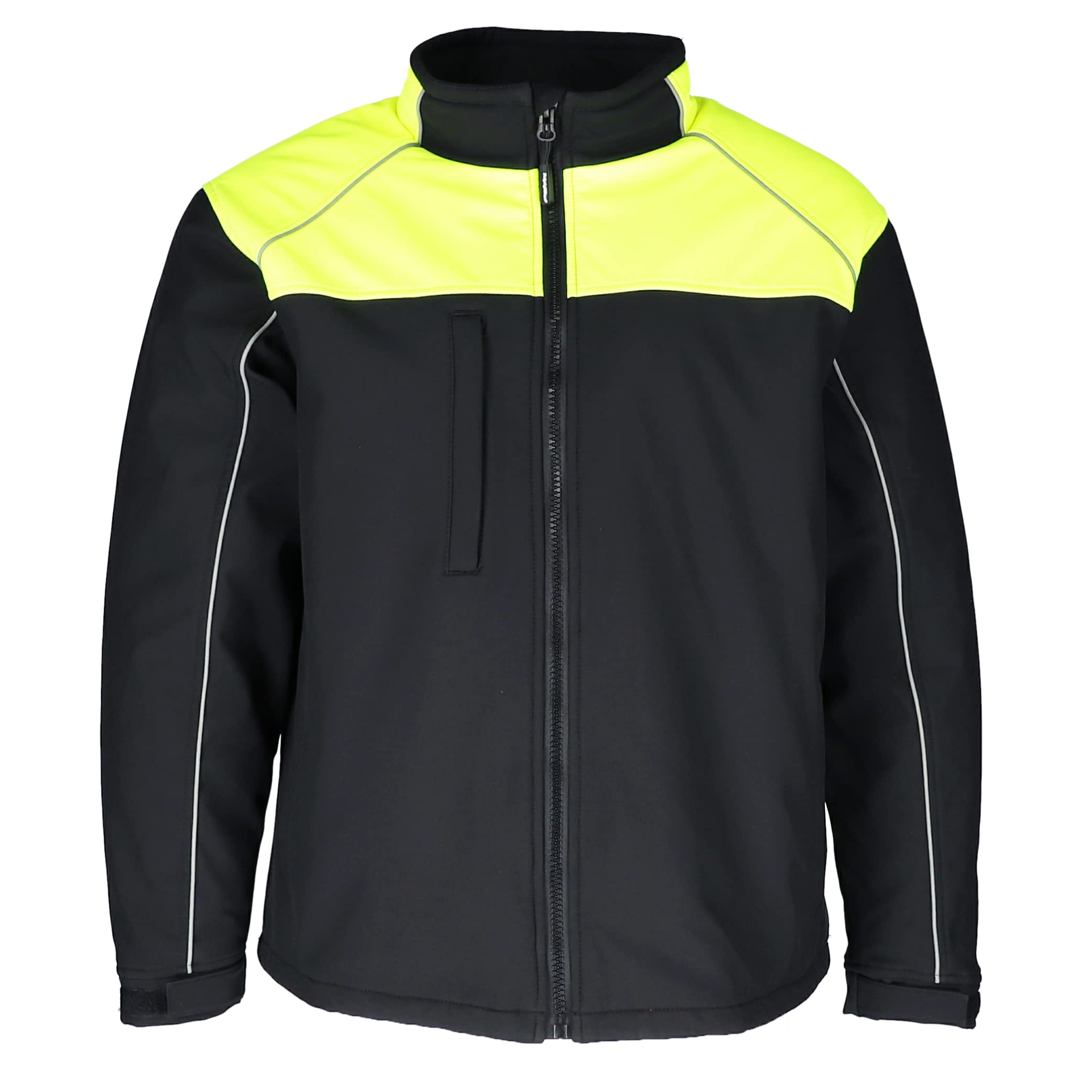 RefrigiWear Two-Tone HiVis Insulated Jacket - High Visibility Winter Work Jacket for Cold Weather, Safety & Construction Workers - Waterproof & Windproof for Outdoor Use