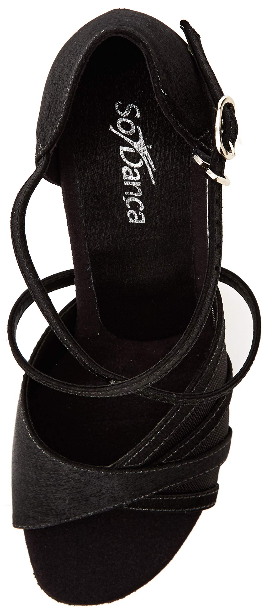 Best Women's Ballroom & Latin Dance Shoes - Black Leather (UK 5.5) for Professional Dancing & Social Events