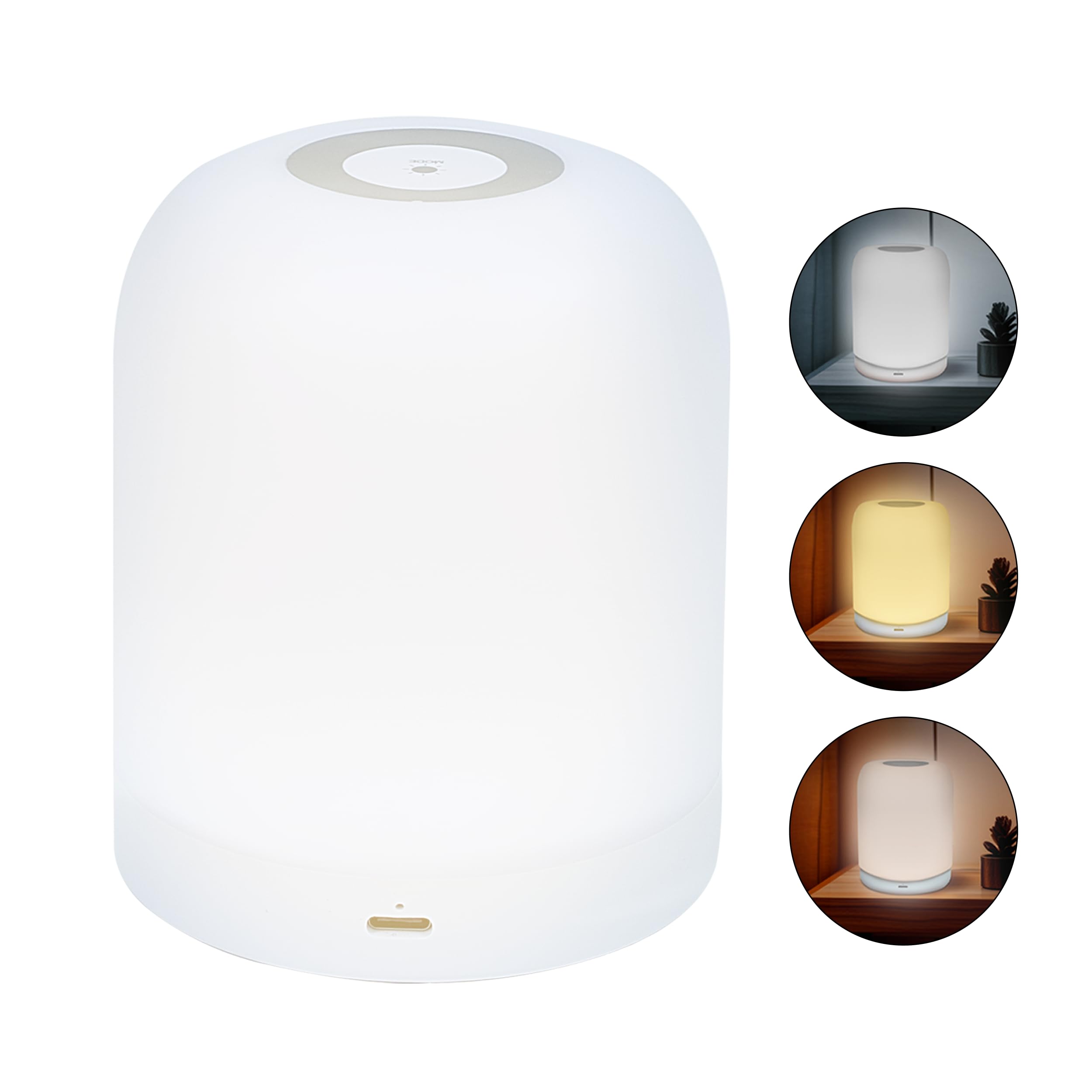 Harmony Glow LED Night Light - Touch Control Lamp for Baby Nursery, Kids Room & Bedroom - Soft Lighting for Sleep, Feeding & Relaxation