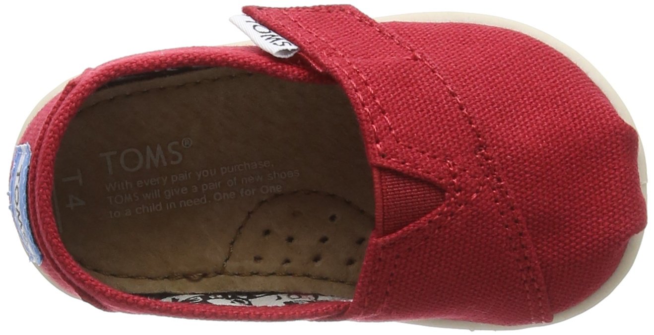 TOMS Kids Boys Alpargata Casual Shoes - Black | Comfortable Slip-On Espadrilles for Boys | Perfect for School, Play & Everyday Wear
