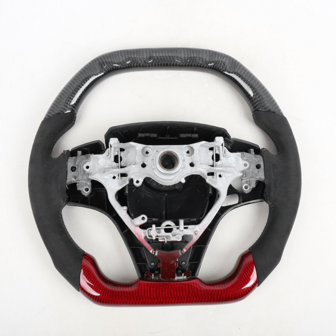 2014-2019 Toyota Highlander Custom Carbon Fiber Steering Wheel Cover - Upgrade Interior with Premium Carbon Fiber Look (Perfect for Car Enthusiasts & Luxury Vehicle Upgrades)