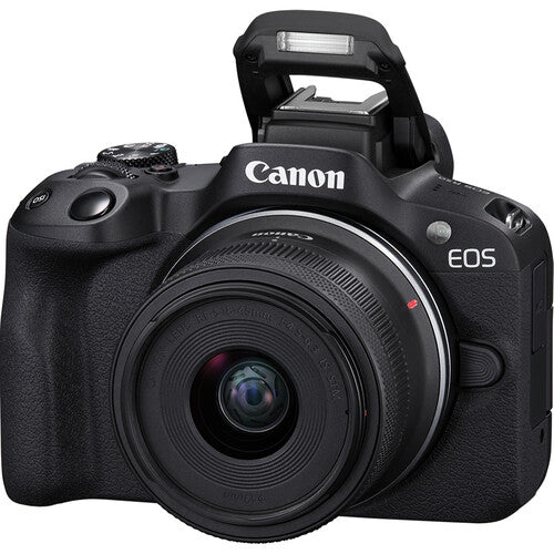 Canon EOS R50 Mirrorless Digital Camera with RF-S 18-45mm Lens Kit - Black | Perfect for Travel Photography, Vlogging & Content Creation