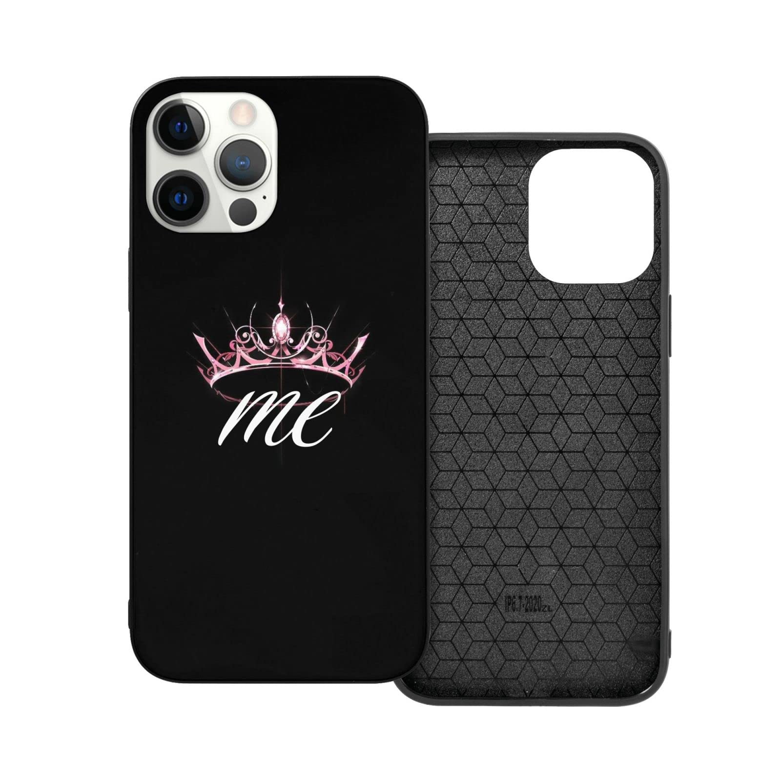 Funny 'I Am Queen' iPhone 12 Pro Case - Soft TPU Shockproof Protective Phone Cover | Perfect for Women's Fashion Accessories & Daily Protection