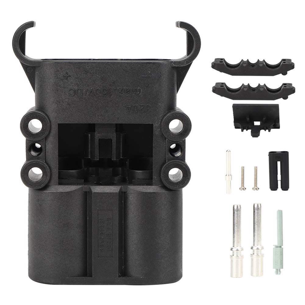 **Garosa 320A DC150V Forklift Battery Connector - Female Plastic Electrical Wire Cable Plug Terminals for Electric Forklifts, Stackers & Sightseeing Cars | Heavy-Duty EV Charging & Industrial Use**