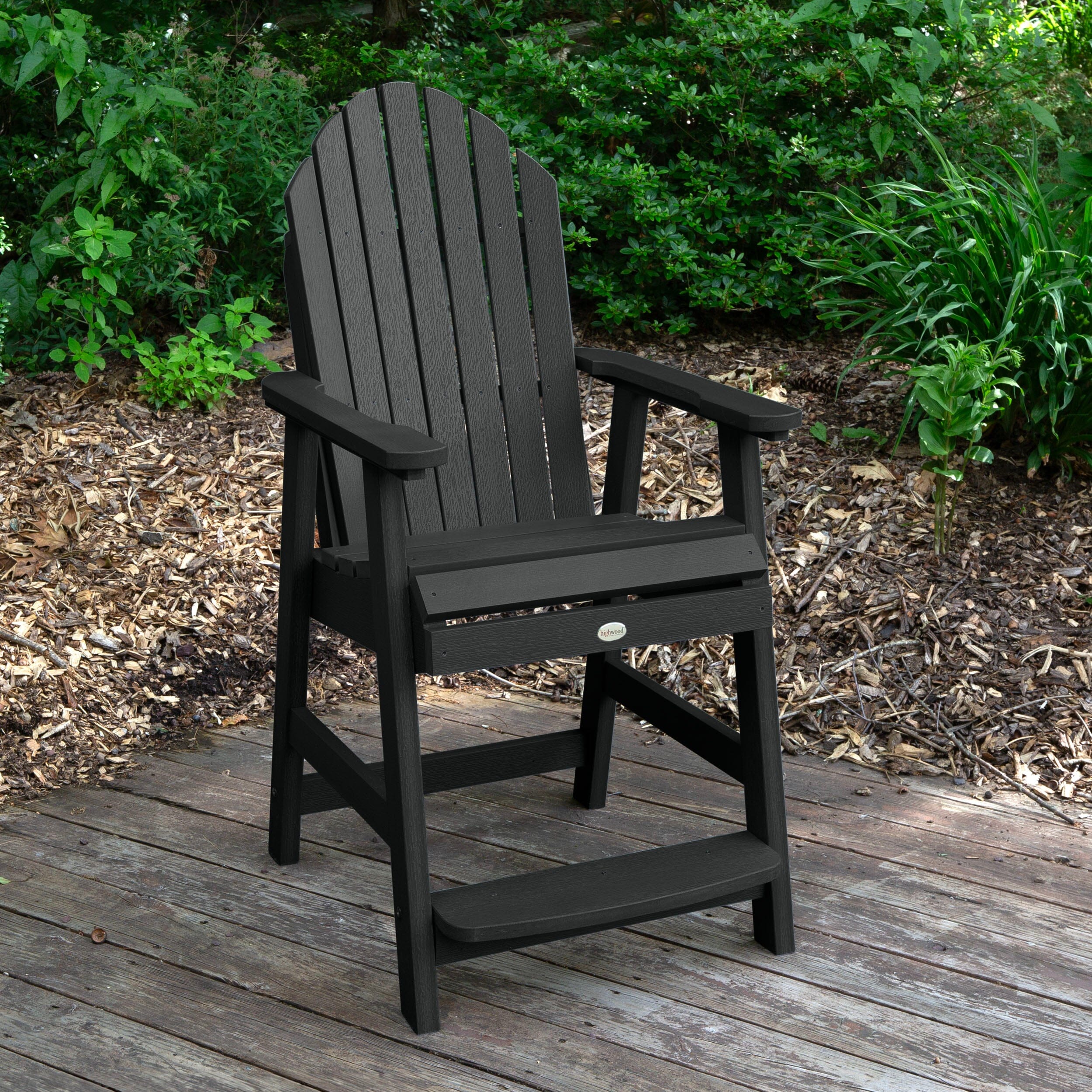 Hamilton Counter Height Deck Chair - Outdoor Patio Furniture for Poolside, Garden, and Backyard Relaxation