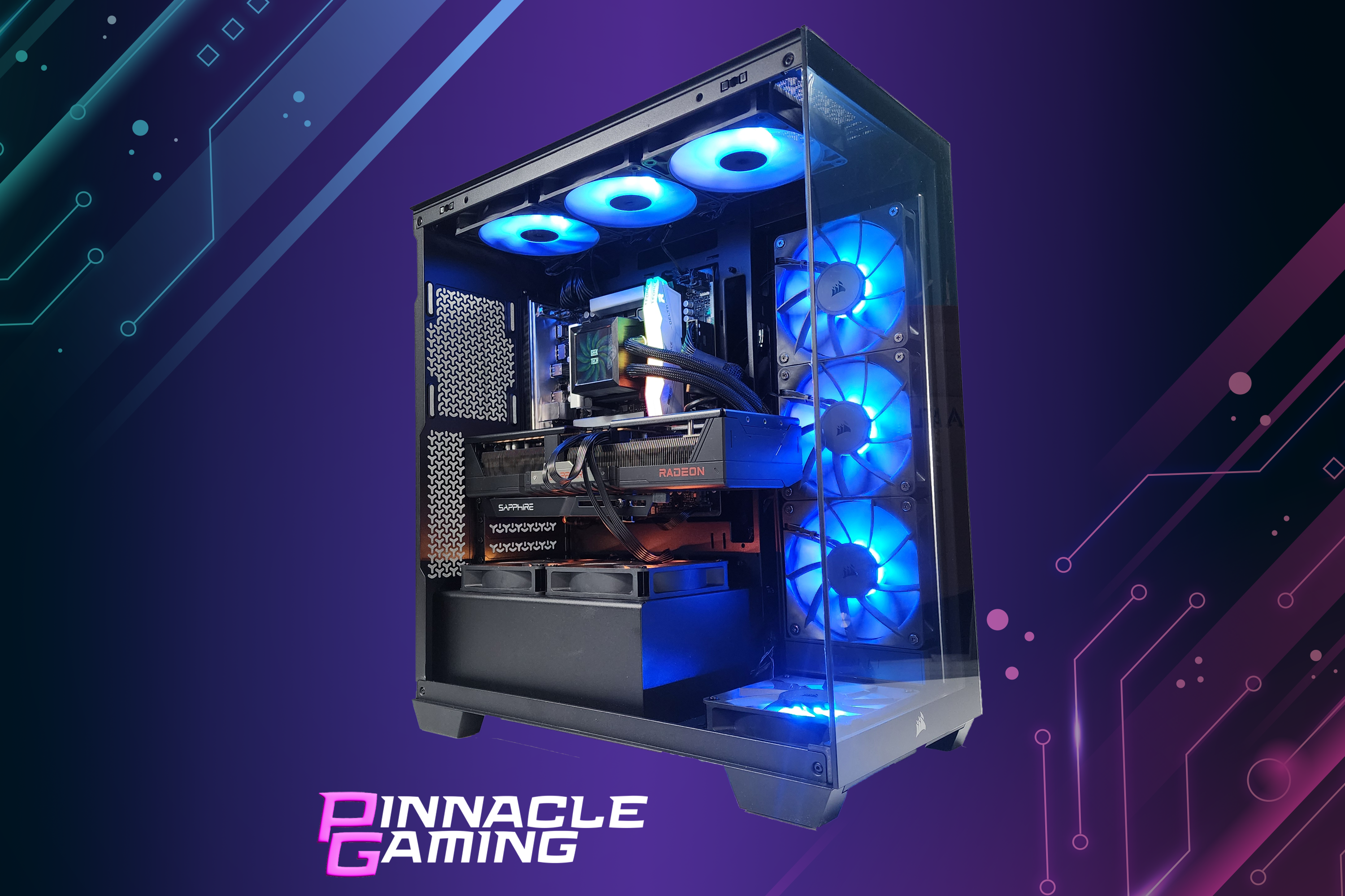 Custom Gaming Desktop PC - Intel Core i7, RTX 5070 Ti, 4TB SSD, 64GB DDR5, WiFi 6 - Ultimate Gaming & Streaming Setup for Esports & 4K Gaming