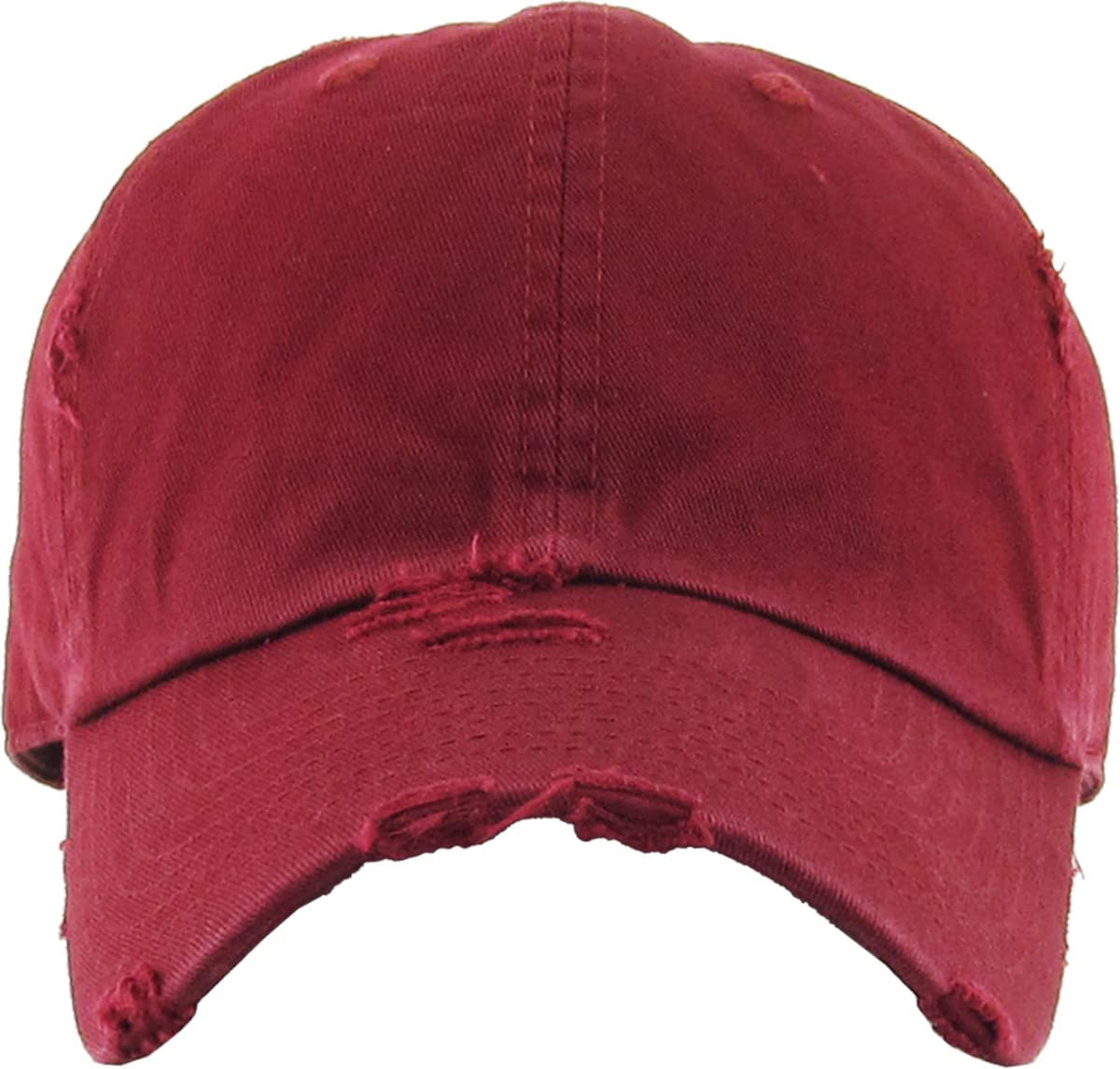 Distressed Baseball Cap KB4005 - Custom Embroidery & Monogram Hats for Men & Women | Personalized Caps for Sports, Fashion & Outdoor Activities