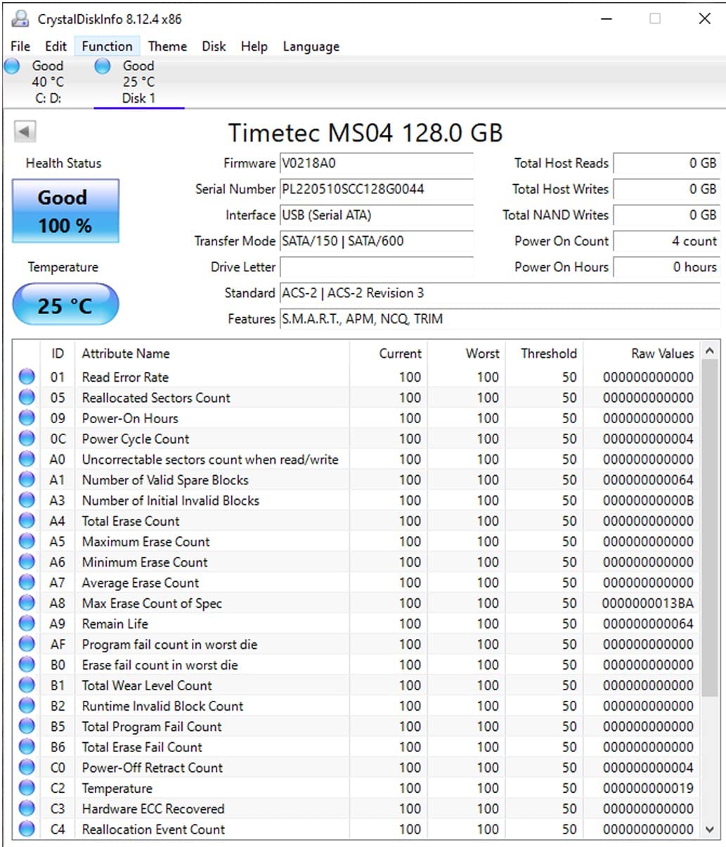 Timetec 128GB SSD 3D NAND SATA III 6Gb/s M.2 2280 Internal Solid State Drive - Up to 550MB/s Read Speed, SLC Cache, 64TBW - Compatible with PC, Laptop & Desktop - Perfect for Gaming, Office Work & Fast Boot Times