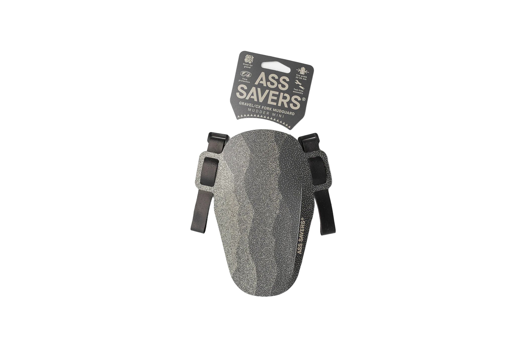 Ass Savers MUDDER Mini Front Fender - Lightweight Bike Mudguard for Mountain & Road Bikes - Perfect for Wet & Muddy Trail Riding, Commuting & Urban Cycling