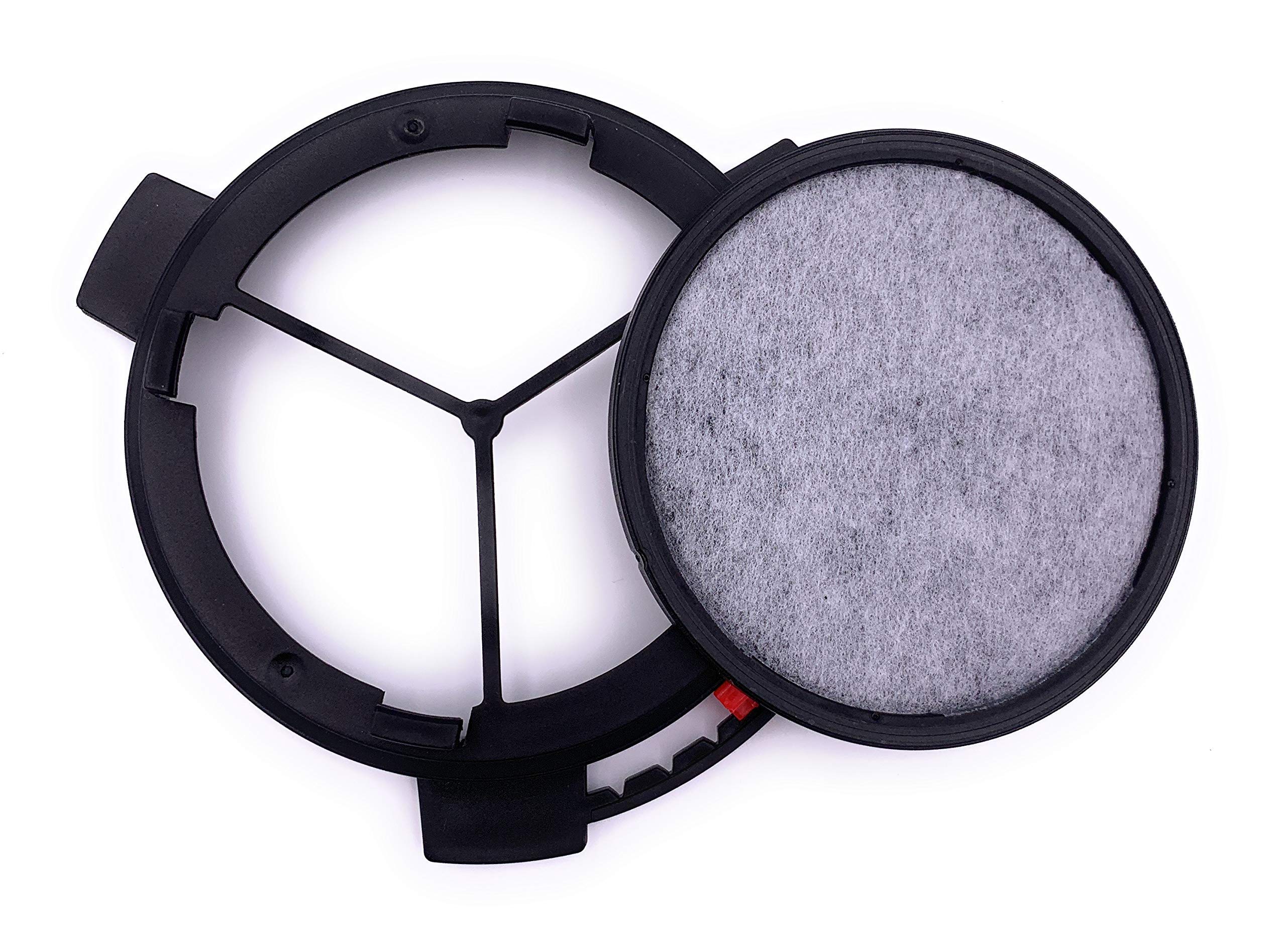Xcivi Replacement Coffee Maker Water Filter Set - 1 Disk Frame + 12 Filter Disks - Compatible with Mr. Coffee Brewers - Improves Taste & Removes Impurities - Perfect for Home, Office & Restaurant Use