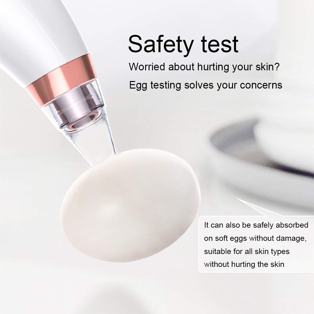 Yafei Pore Vacuum Blackhead Remover - Upgraded Strong Suction Rechargeable Facial Cleanser for Blackhead & Pimple Removal (Gray) | Perfect for Deep Cleansing & Skincare Routine
