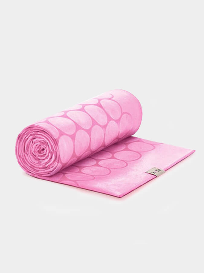 Non-Slip Agoy Gecko Touch Yoga Towel - Ultra Absorbent & Eco-Friendly for Hot Yoga, Pilates & Workouts - Perfect for Grip & Sweat Control in Studios or Home Gym