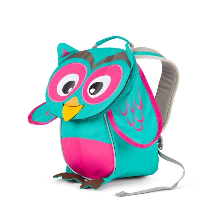 Affenzahn Small Olivia Owl Backpack for Kids - Cute Animal Themed School Bag for Boys & Girls - Perfect for Preschool, Daycare & Travel Adventures