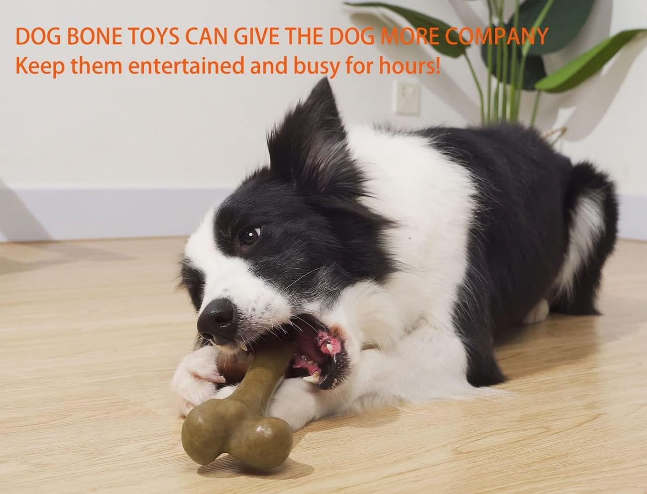 Indestructible Tough Dog Toys for Aggressive Chewers - Durable Nylon Dog Bones & Puppy Teething Toys for Medium/Large Breeds - Beef Flavor Interactive Chew Toys - Perfect for Playtime, Training & Anxiety Relief - Best Gift for Dogs