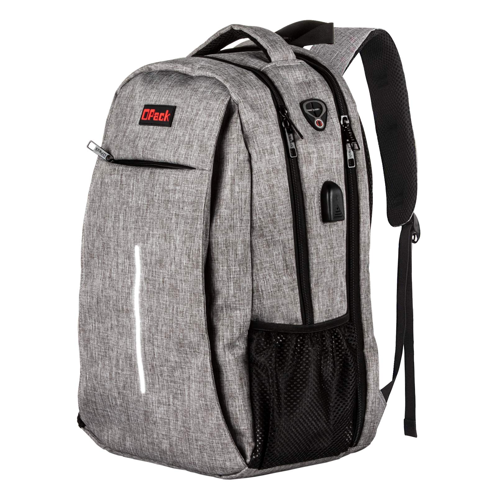 Anti-Theft Travel Laptop Backpack for Business & College - Slim 15.6 Inch Laptop Bag with RFID Blocking Pockets, USB Charging Port & Water Resistant Design - Perfect for Commuting, Work & School