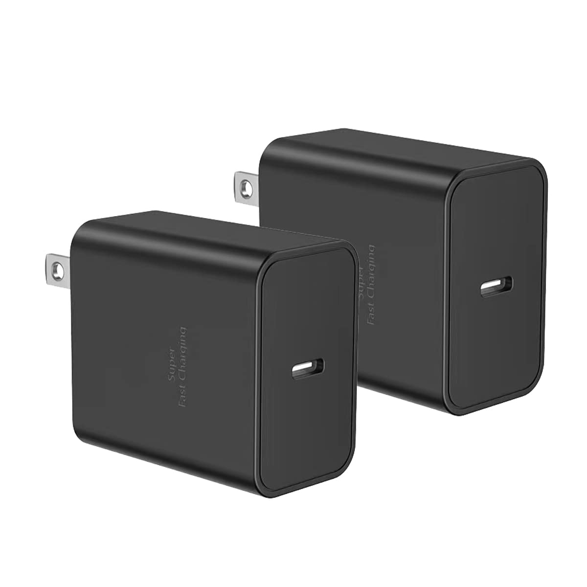 45W USB C Fast Charger Block, Dual Port PPS Wall Charger for Samsung Galaxy S23 Ultra/S23+/S23/S22/S21/S20/Note 20/Note 10 - Super Fast Charging 2.0 (2 Pack) - Perfect for Home, Office & Travel Charging
