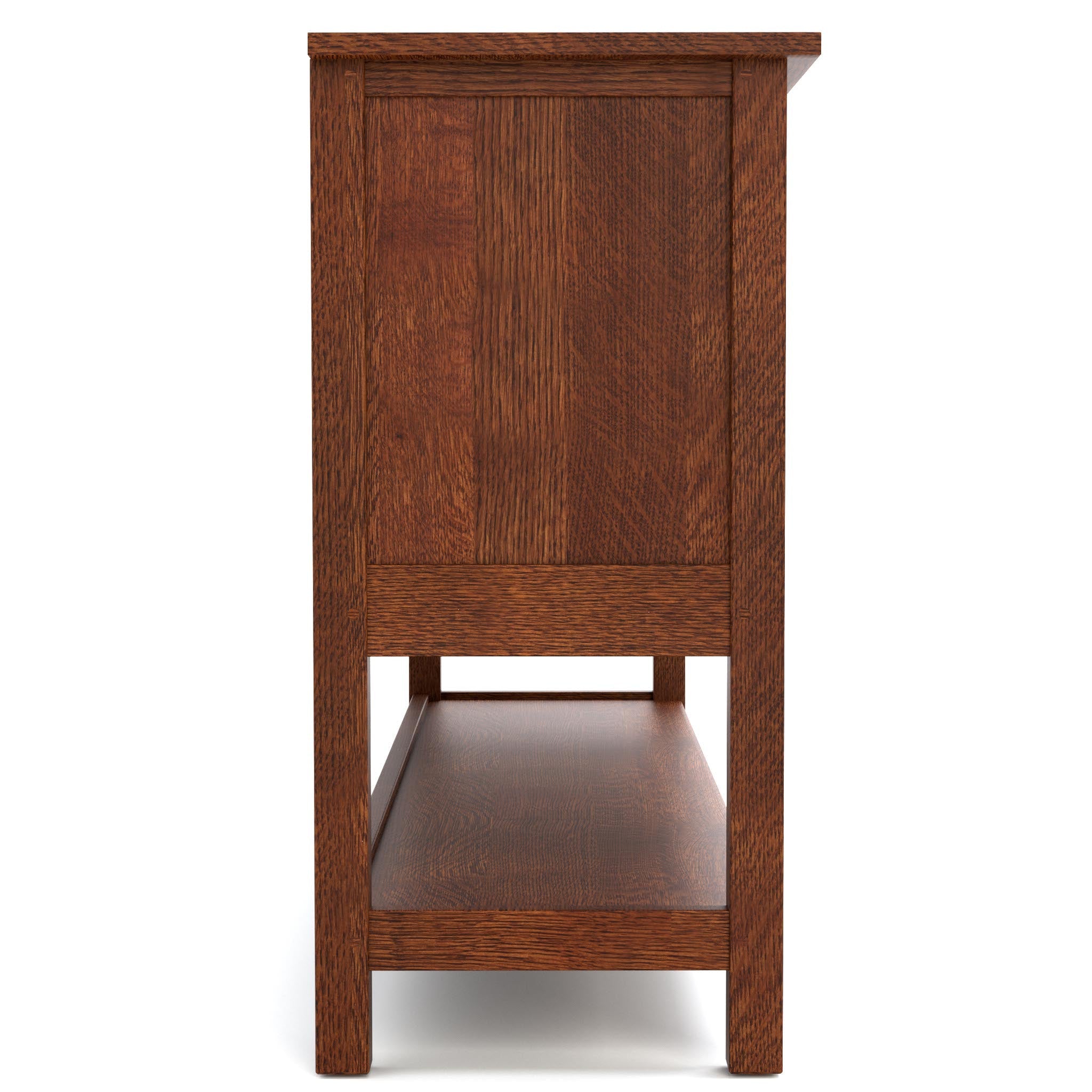 Stylish Meadowflower Four Door Sideboard - Solid Wood Buffet Cabinet for Dining Room, Living Room & Entryway Storage | Perfect for Home Decor & Organization