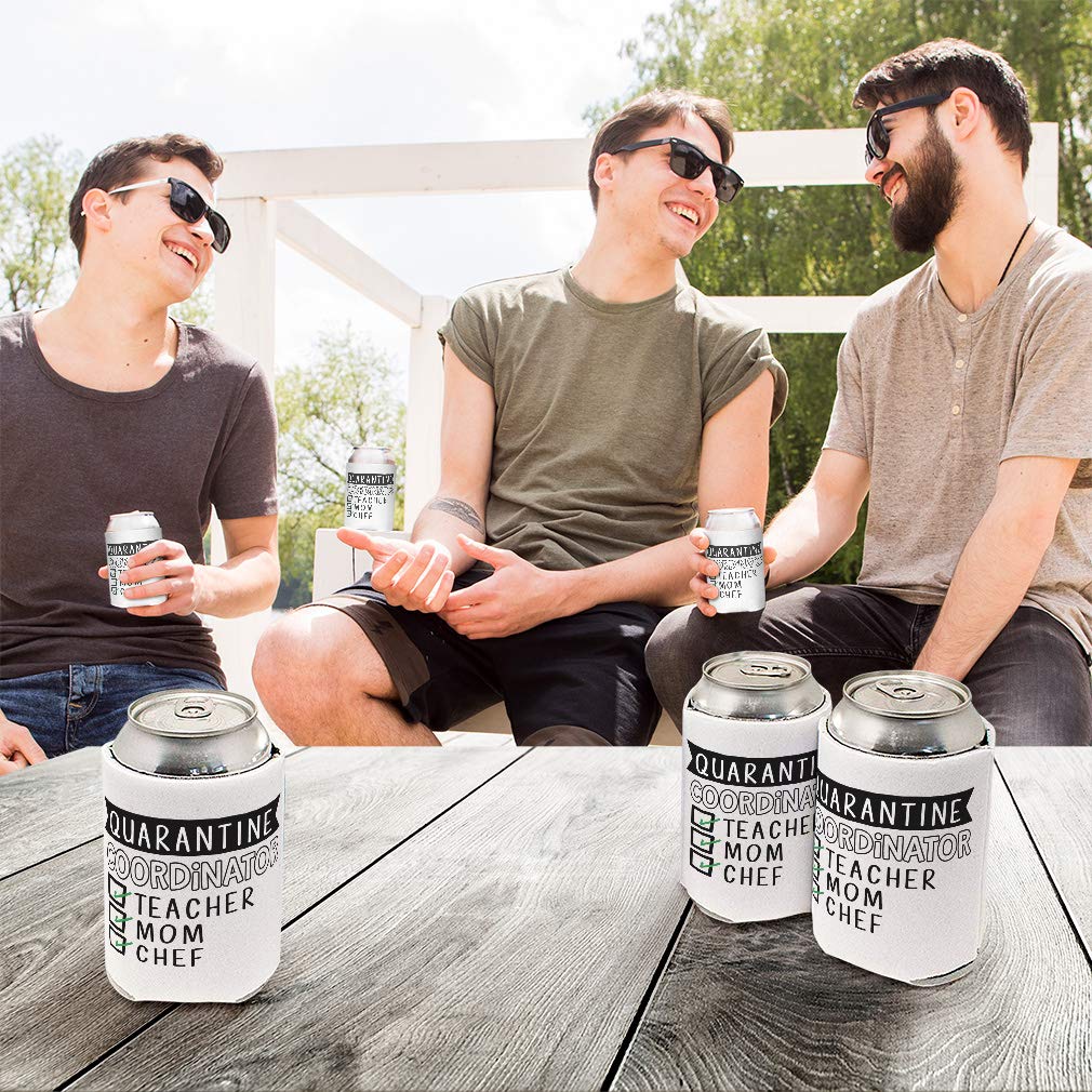 Insulated Can Sleeves for Beer & Drinks - Keep Beverages Cold | Perfect for Moms, Chefs, Teachers & Scuba Foam Parties | Great for BBQs, Picnics & Outdoor Events