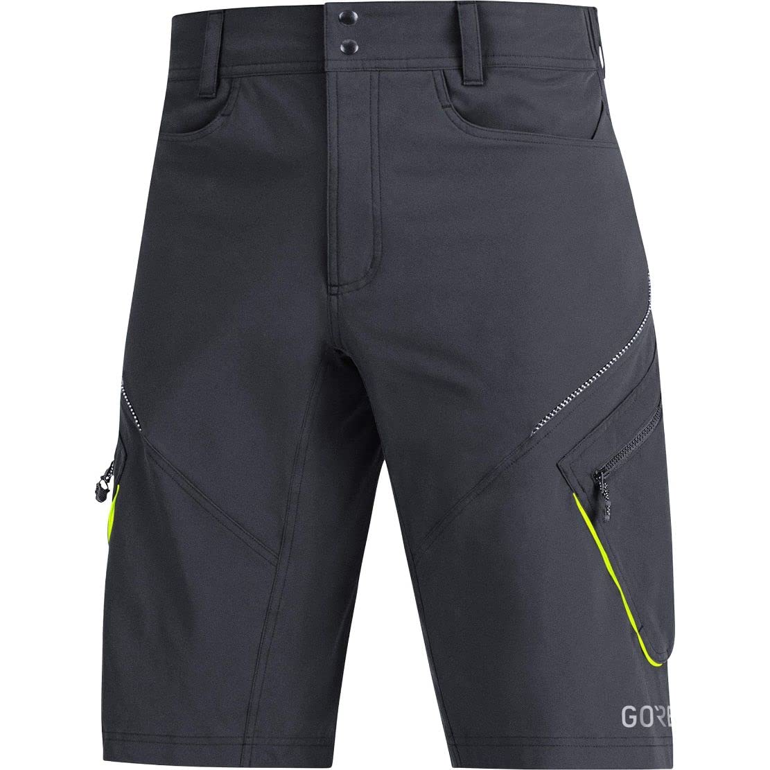 GORE WEAR Men's C3 Trail Running Shorts - Lightweight Quick-Dry Hiking Shorts for Outdoor Adventures & Gym Workouts