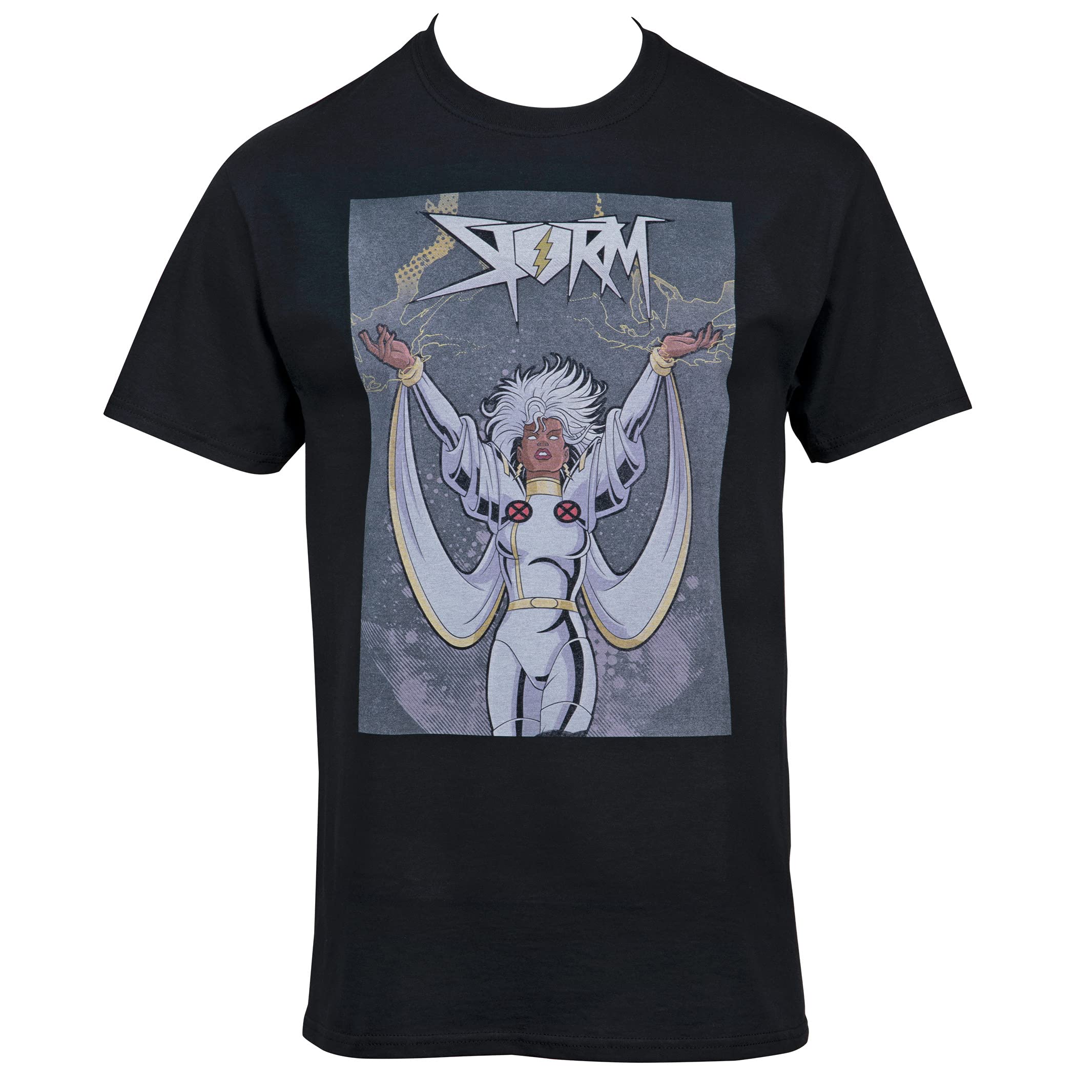 Marvel X-Men Storm Calling Lightning Graphic T-Shirt - 5XL Superhero Comic Tee for Men | Casual Wear, Cosplay & Comic Con Outfit