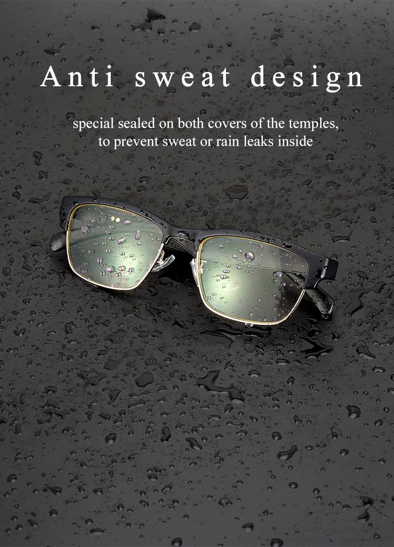 Wireless Bluetooth Smart Glasses for Men & Women - Indoor/Outdoor Use