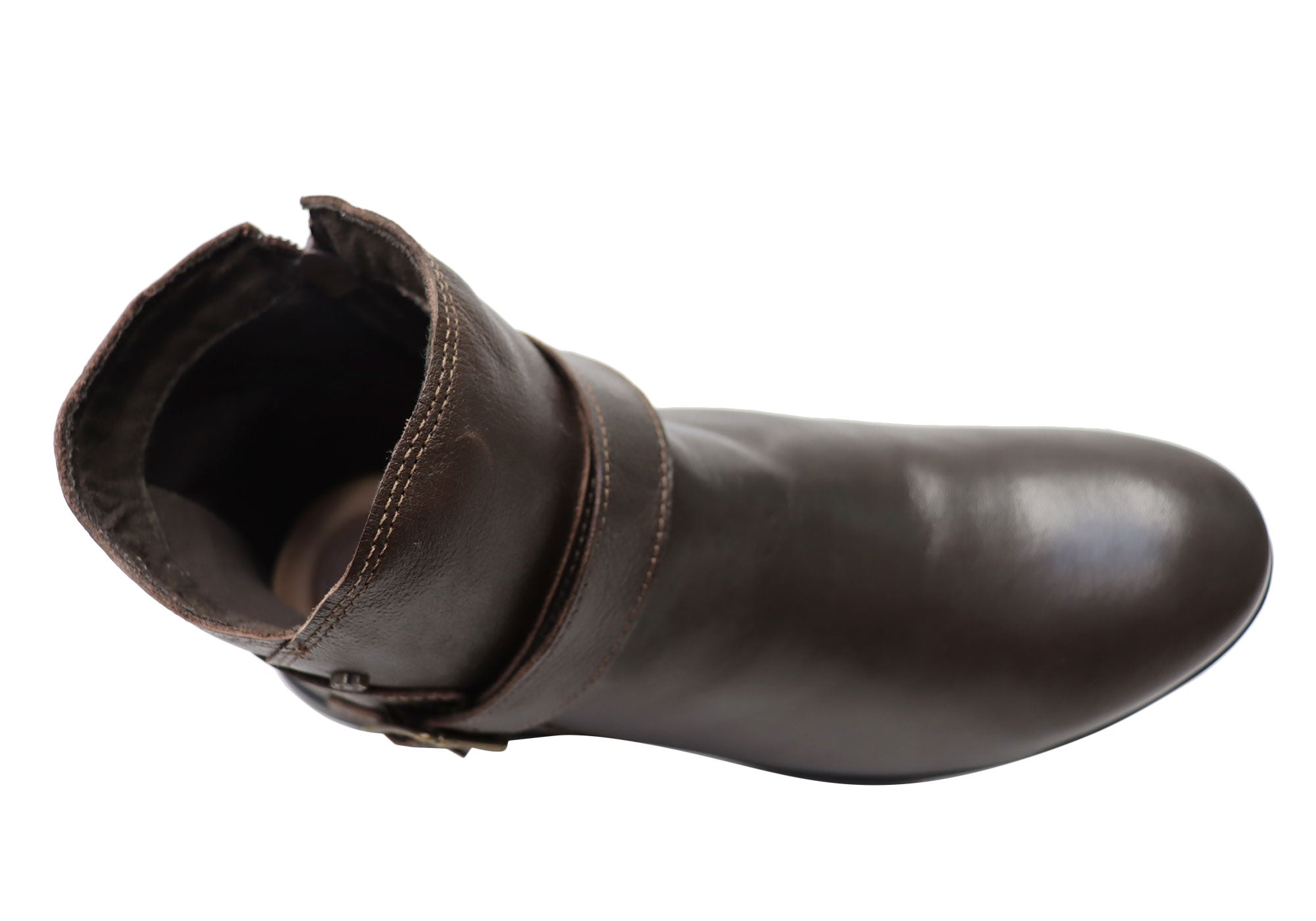 Perlatto Pindera Women's Comfortable Leather Ankle Boots - Brazilian Made - Perfect for Office, Casual Wear & Fall Fashion