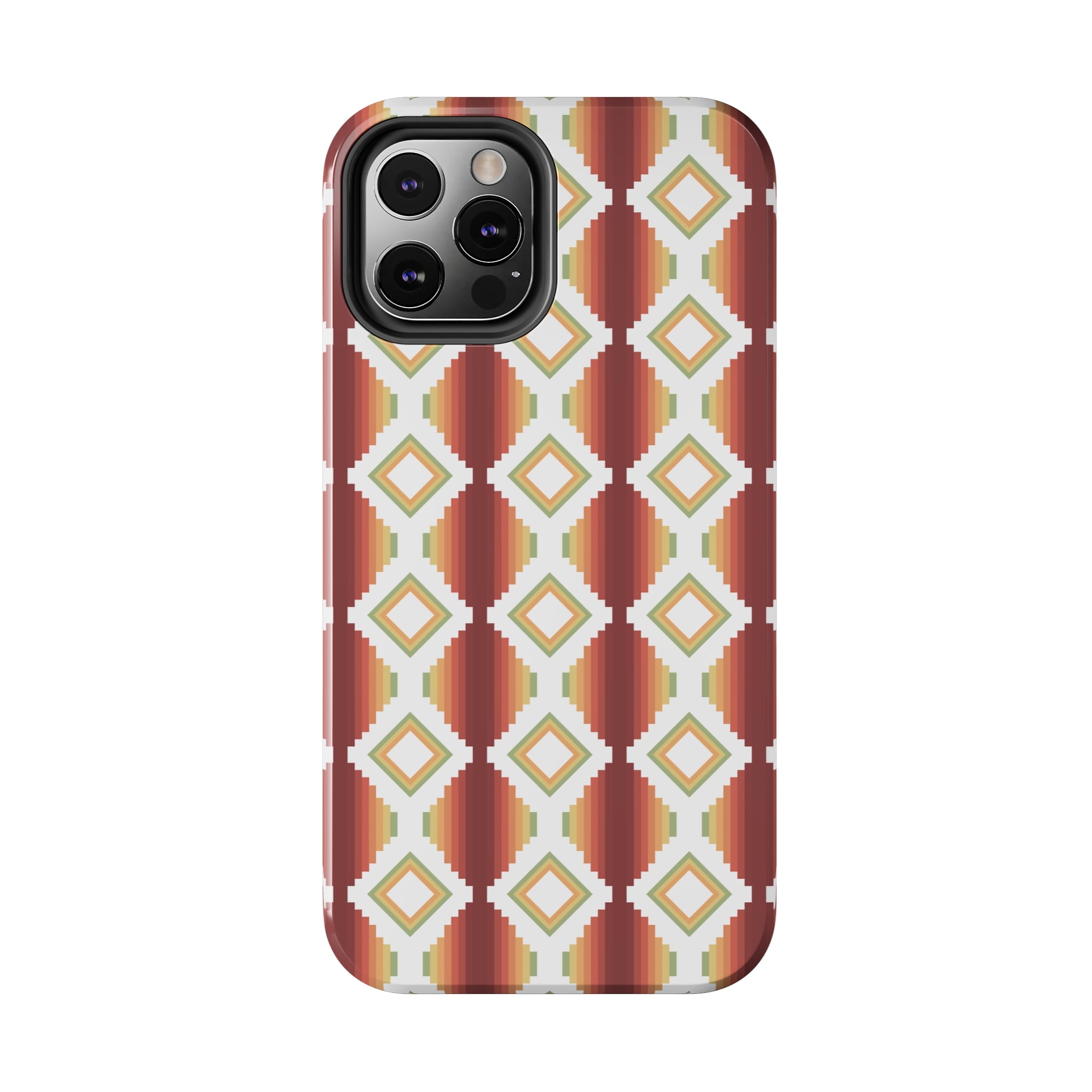 Durable Southwestern Rio Boho Hard Phone Case for iPhone & Samsung - Stylish Protection for Travel & Outdoor Adventures