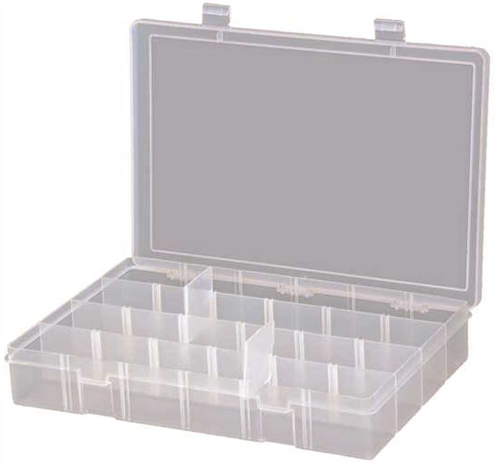 Adjustable Plastic Clear Compartment Box - Perfect for Organizing Small Parts, Jewelry, and Craft Supplies - Ideal for Home, Office, and Workshop Storage Solutions