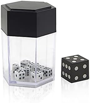 1 Set Black Dice Bomb Magic Tricks - Exploding Dice Magic Props for Magicians, Close-up Street Illusion Gimmicks & Mentalism | Novelty Funny Gag Toys & Games | Perfect for Magic Shows, Parties, and Prank Gifts