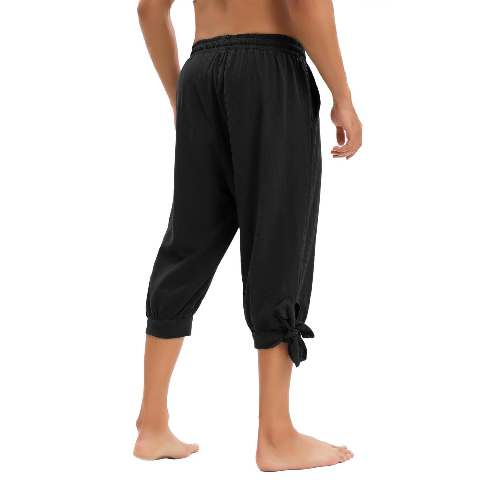 **Men's Durio Pirate Pants - Medieval Viking Costume Pants for Renaissance Fairs, Halloween Parties & Cosplay - Perfect Gift for Men**