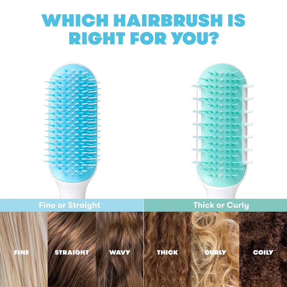 Fridababy Toddler Hair Detangler Brush for Thick & Curly Hair - Gentle Knot Remover for Kids - Perfect for Bath Time & Daily Hair Care