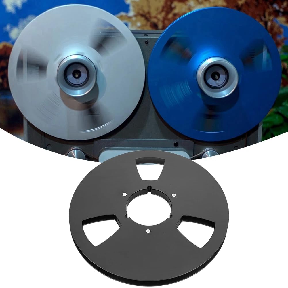 10 Inch Universal Blank Tape Reel - Empty Audio Disc for Studer & ReVox REEL to REEL Players - Professional Recording & Archival Storage Solution