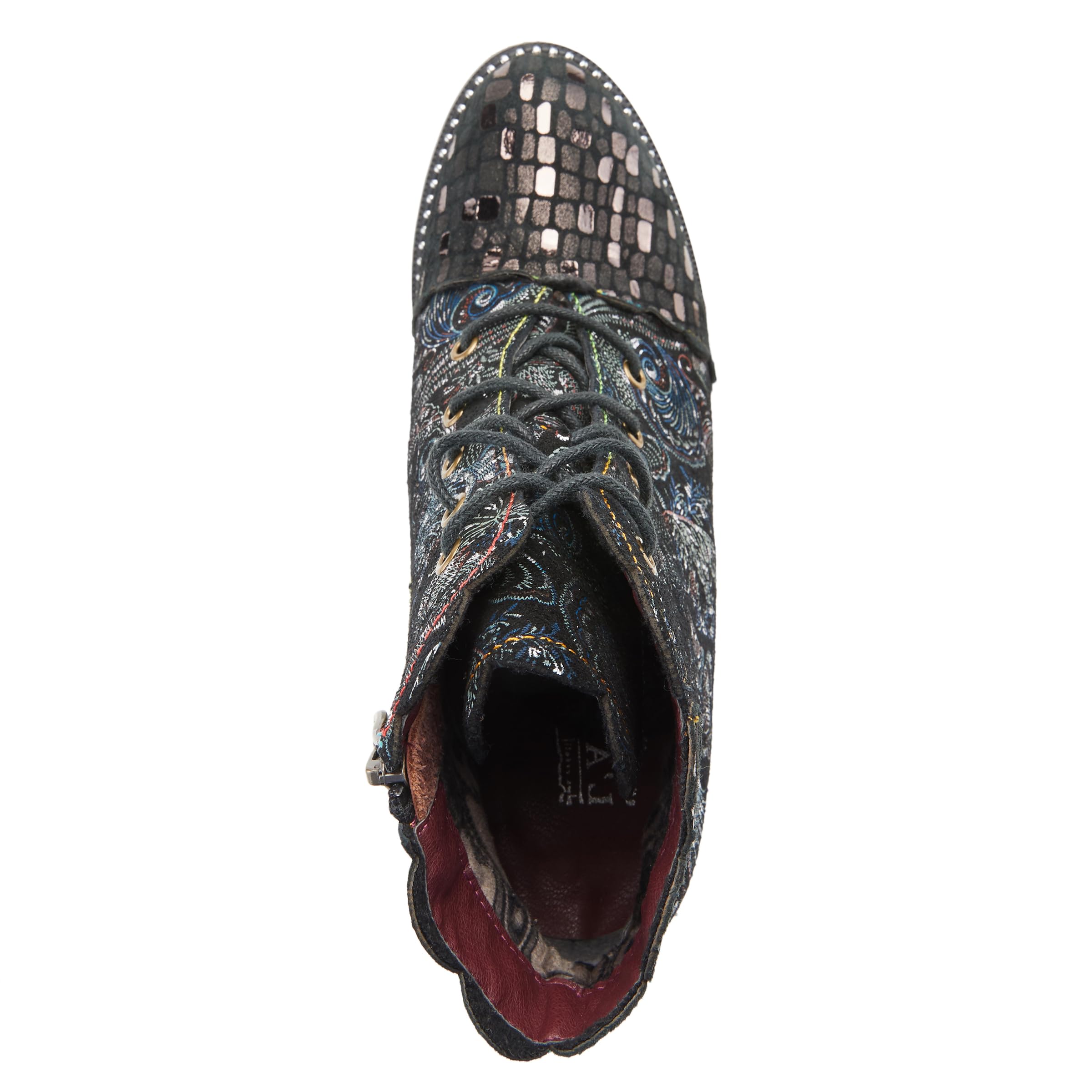 L'Artiste Spring Step Women's Glitterail Bootie - Stylish Ankle Boots with Glitter Detail for Women | Perfect for Parties, Weddings & Night Out