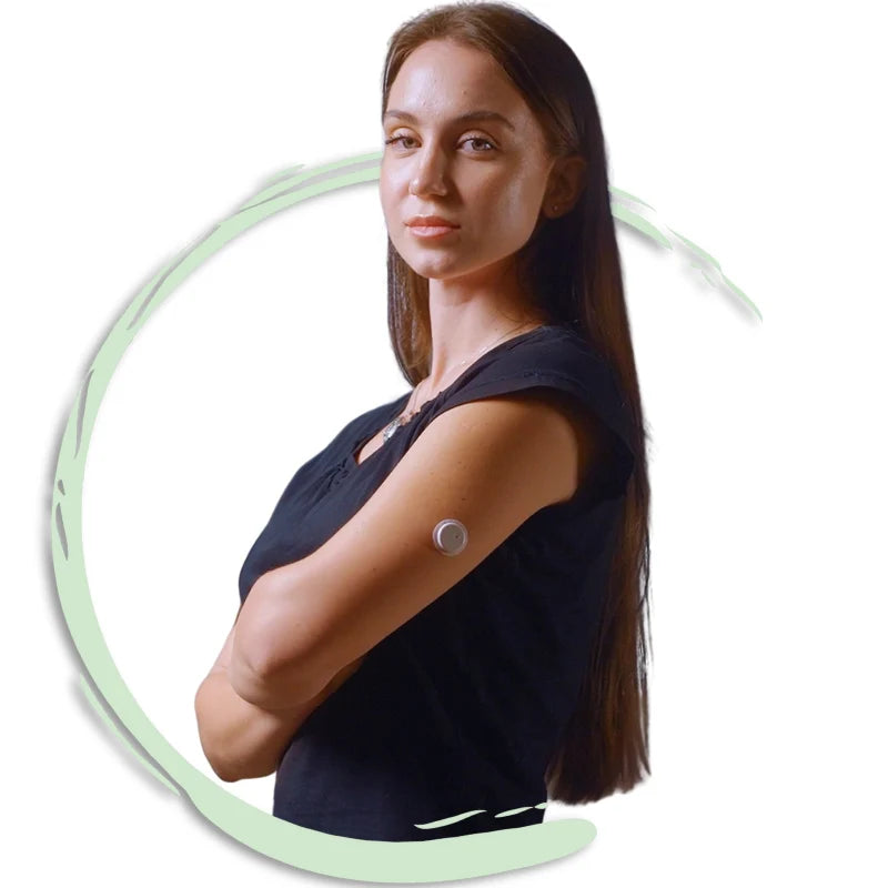 AiDEX X Continuous Glucose Monitoring (CGM) Sensor - Accurate Real-Time Blood Sugar Tracker for Diabetes Management - Perfect for Athletes, Fitness Enthusiasts & Health-Conscious Individuals