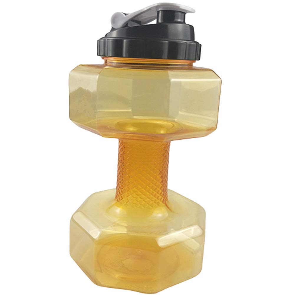 2.5L Dumbbell-Shaped Water Bottle for Gym, Workout & Fitness - Portable Sports Jug for Hydration During Training, Running, and Outdoor Activities