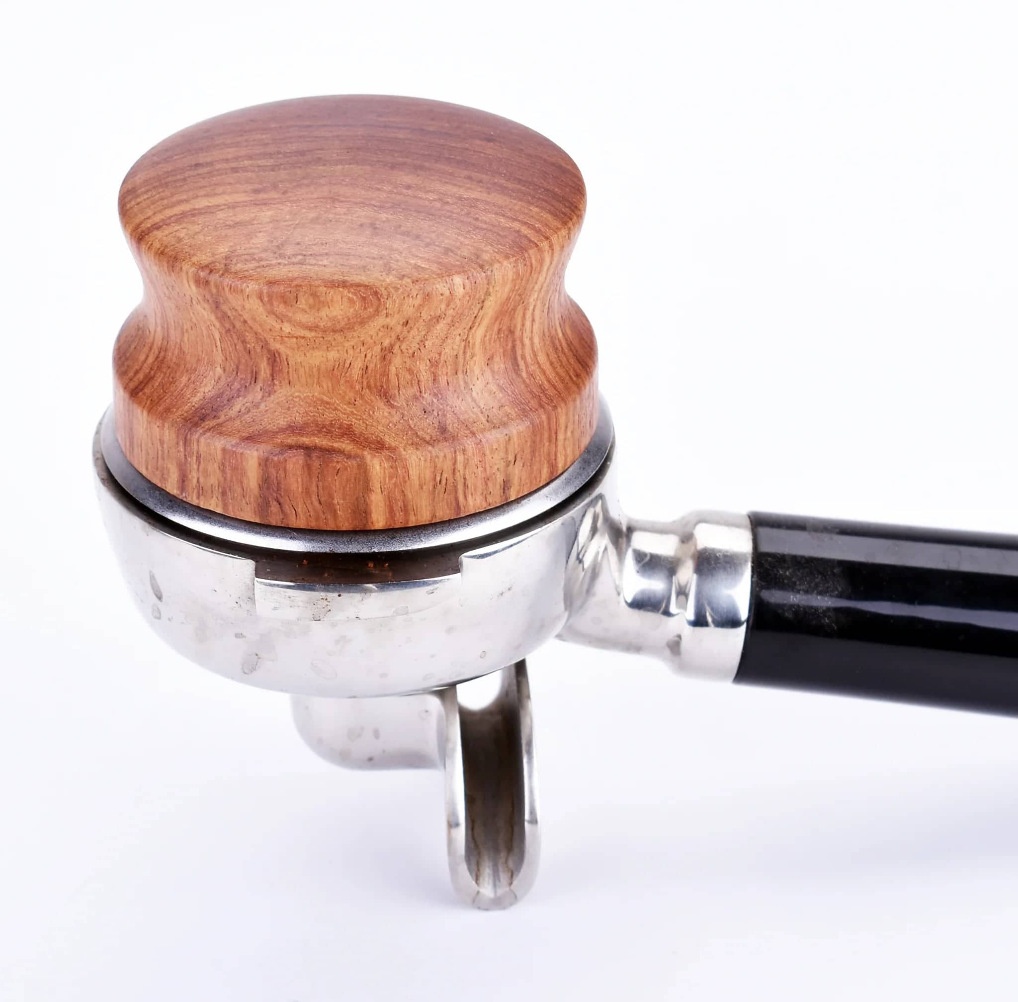 Joe Frex Professional Espresso Tamper & Coffee Distributor - Premium Palisander Wood - Perfect for Home Baristas & Coffee Shops