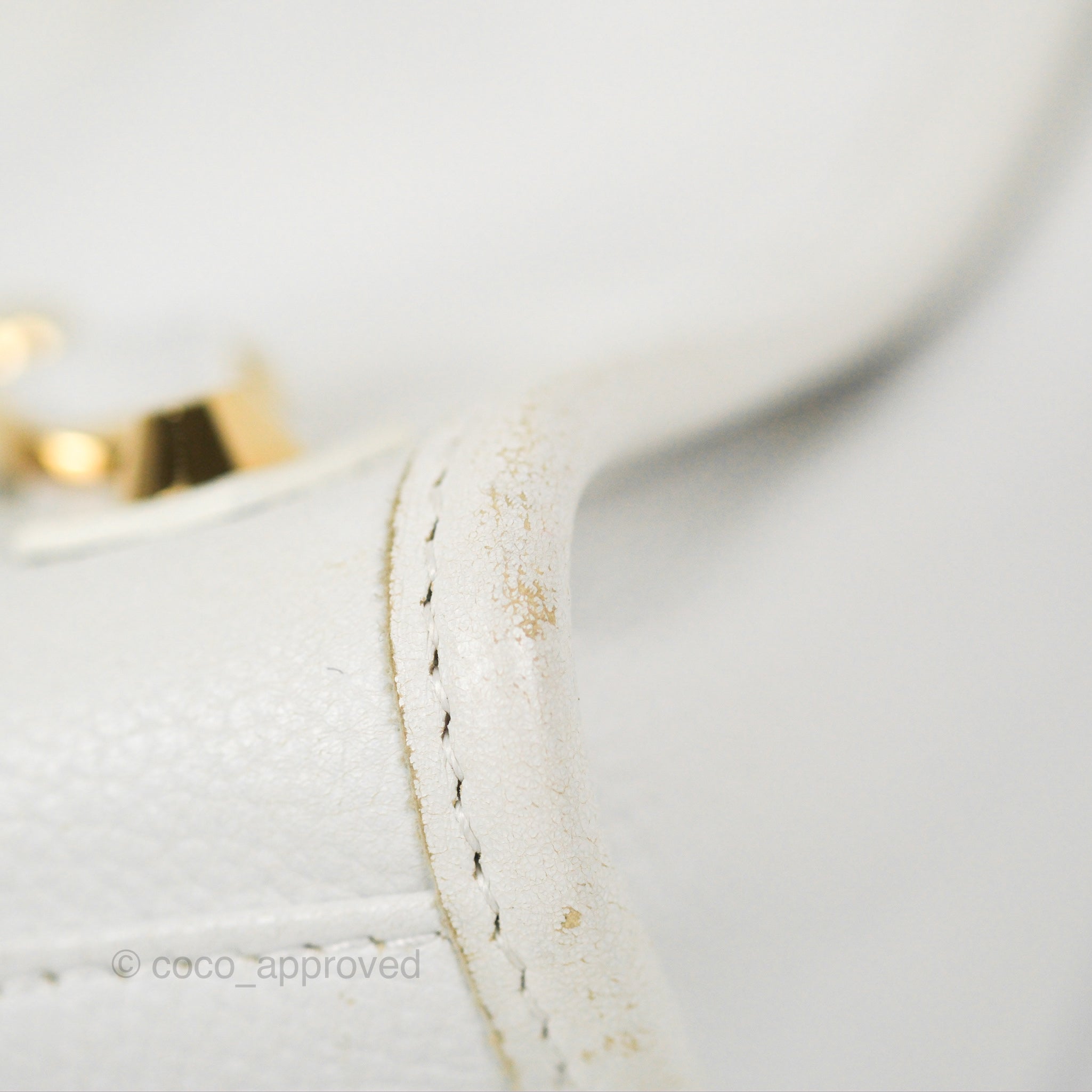 Balenciaga Classic Small City Bag in White Aged Calfskin with Gold Hardware - Perfect for Everyday Luxury & Fashion Outfits