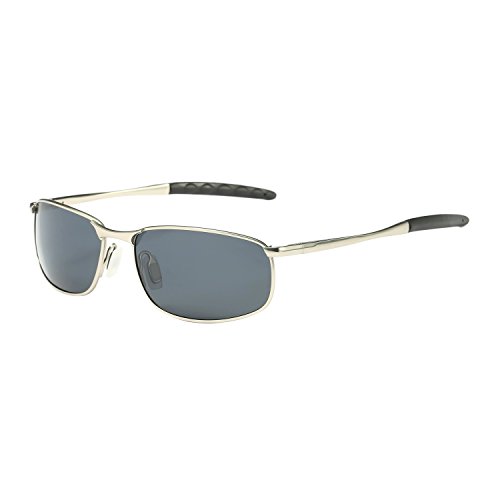 Silver Frame Gray Lens