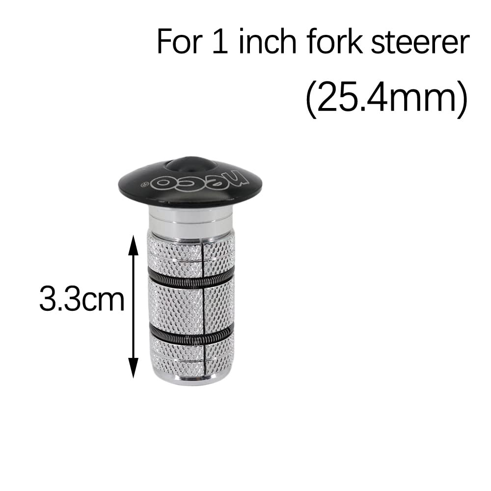 Premium Carbon Fiber Headset Expander Top Cap & Star Nut Plug Bolt - Long Large Size for Mountain & Road Bikes - Perfect for Stem Expansion & Secure Handlebar Installation
