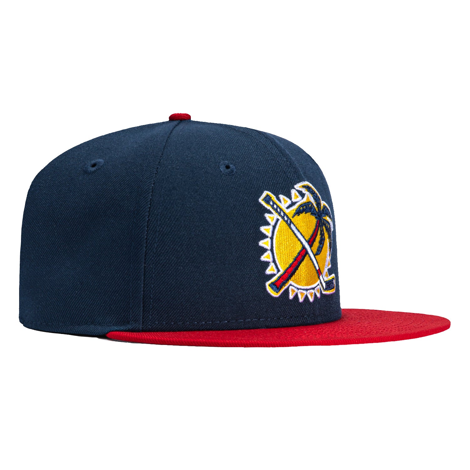 New Era 59Fifty Florida Panthers 1993 Alternate Snapback Hat - Navy & Red - Official NHL Licensed Baseball Cap for Men & Women - Perfect for Hockey Games, Sports Events & Casual Wear