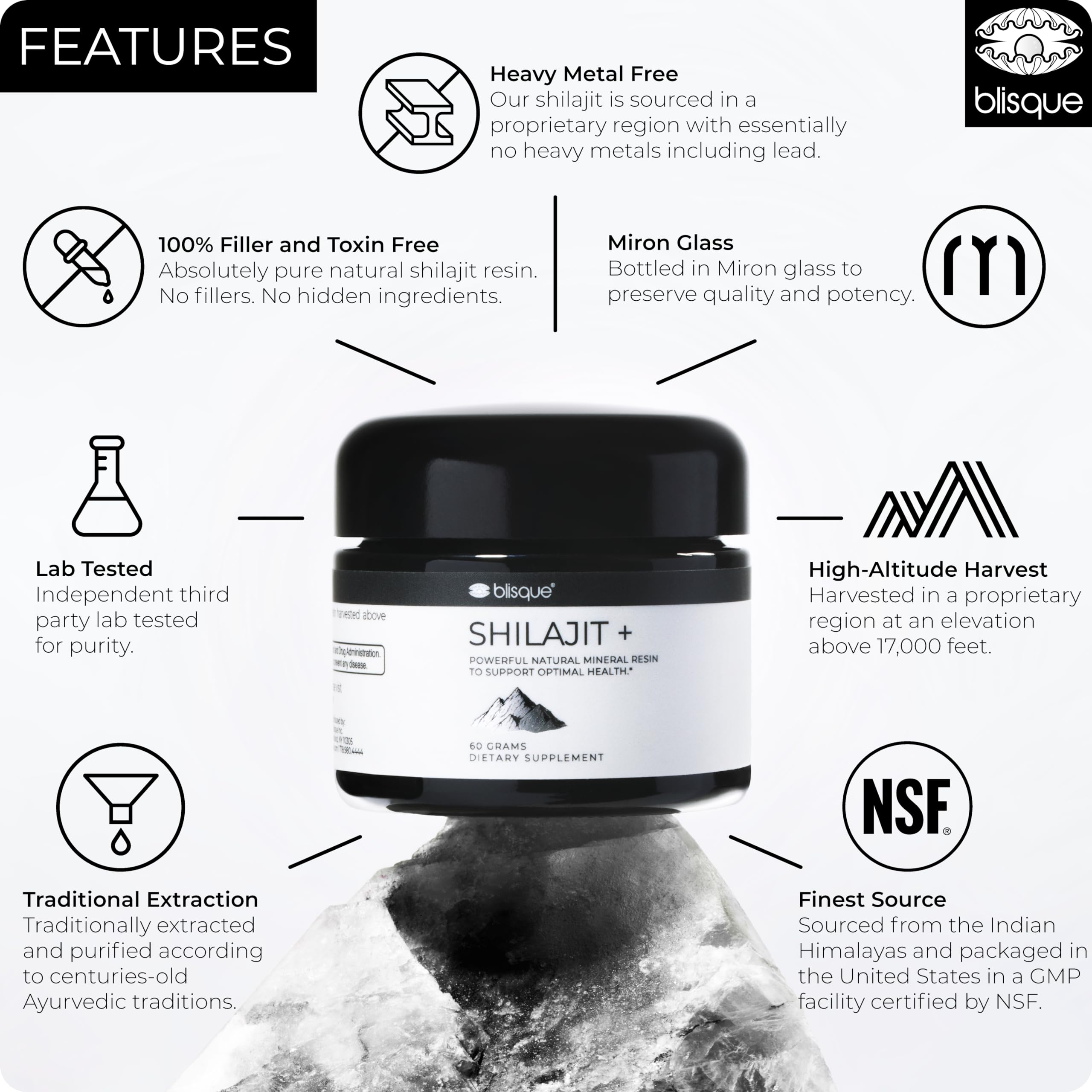 Pure Himalayan Organic Shilajit Resin Supplement - Authentic Golden Grade A with Fulvic Acid & 84+ Minerals | 60g | Natural Energy Booster for Men & Women | Supports Immunity, Stamina & Cognitive Function | Perfect for Athletes, Busy Professionals & Wellness Enthusiasts