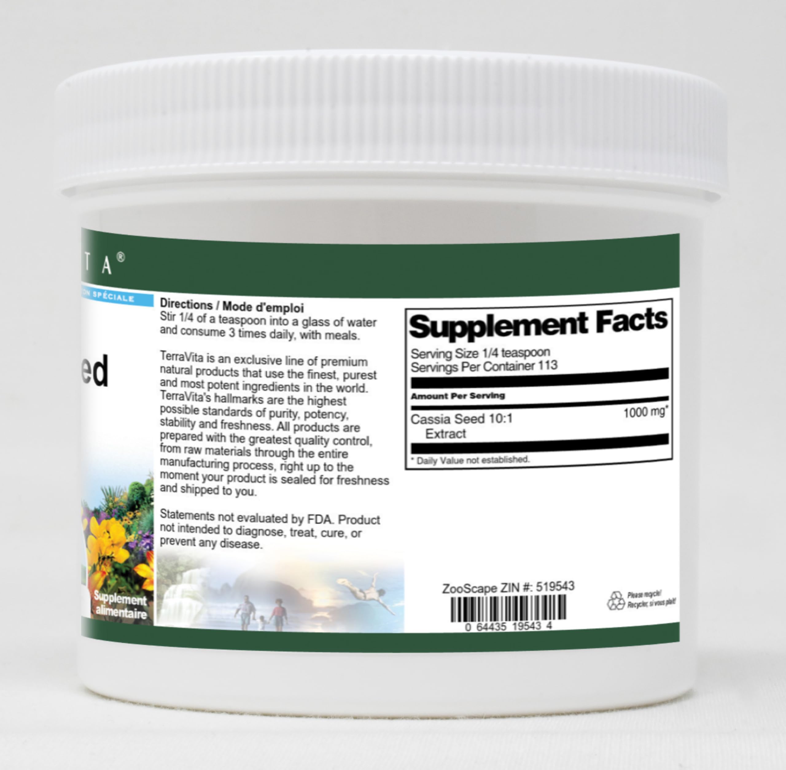Premium Cassia Seed 10:1 Extract Powder (4 oz) - Natural Herbal Supplement for Liver & Eye Health - Supports Digestion & Detox - Perfect for Tea, Smoothies & Wellness Routines