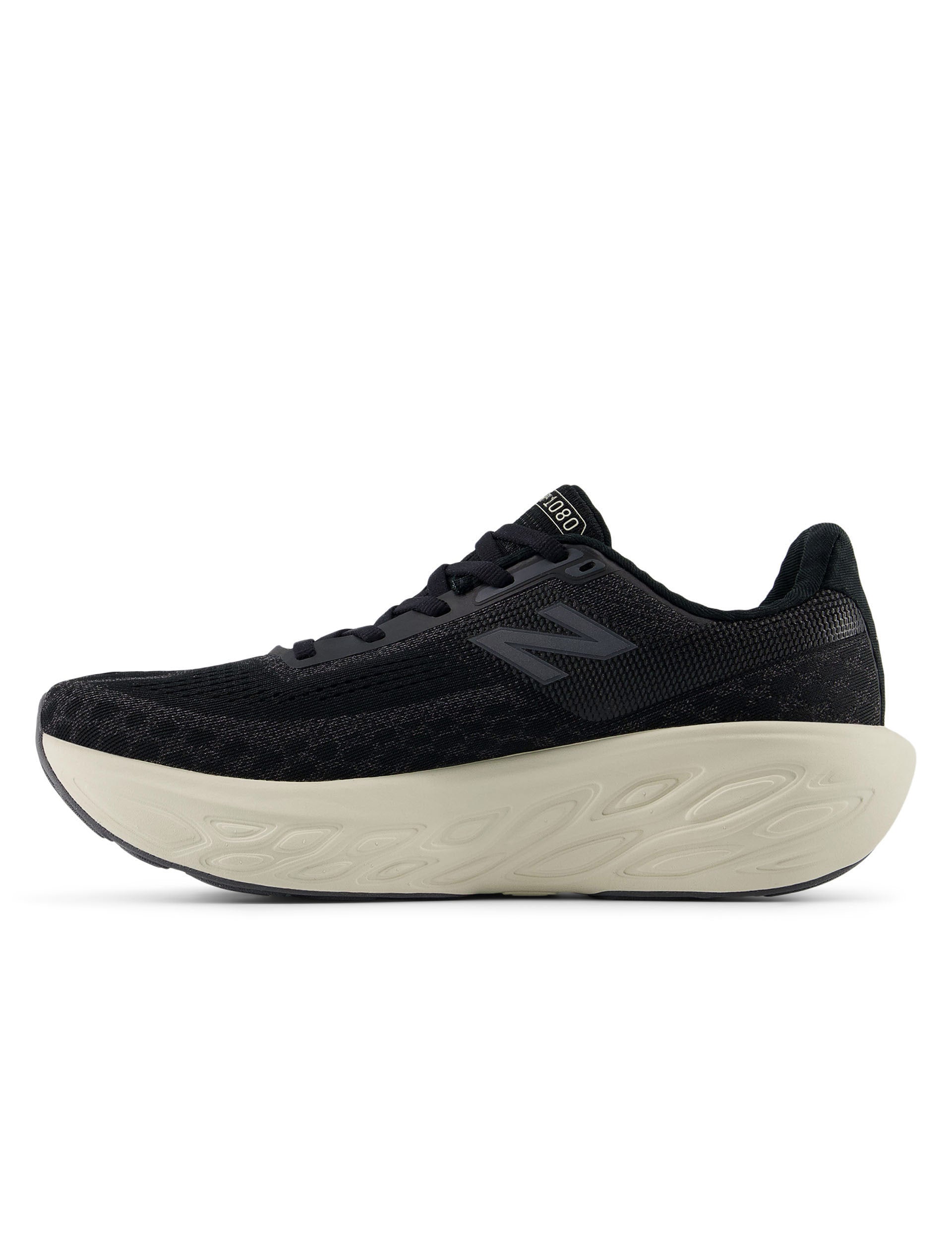 New Balance Fresh Foam X 1080 v14 Running Shoes - Black | Cushioned Comfort for Long Distance Running & Daily Training