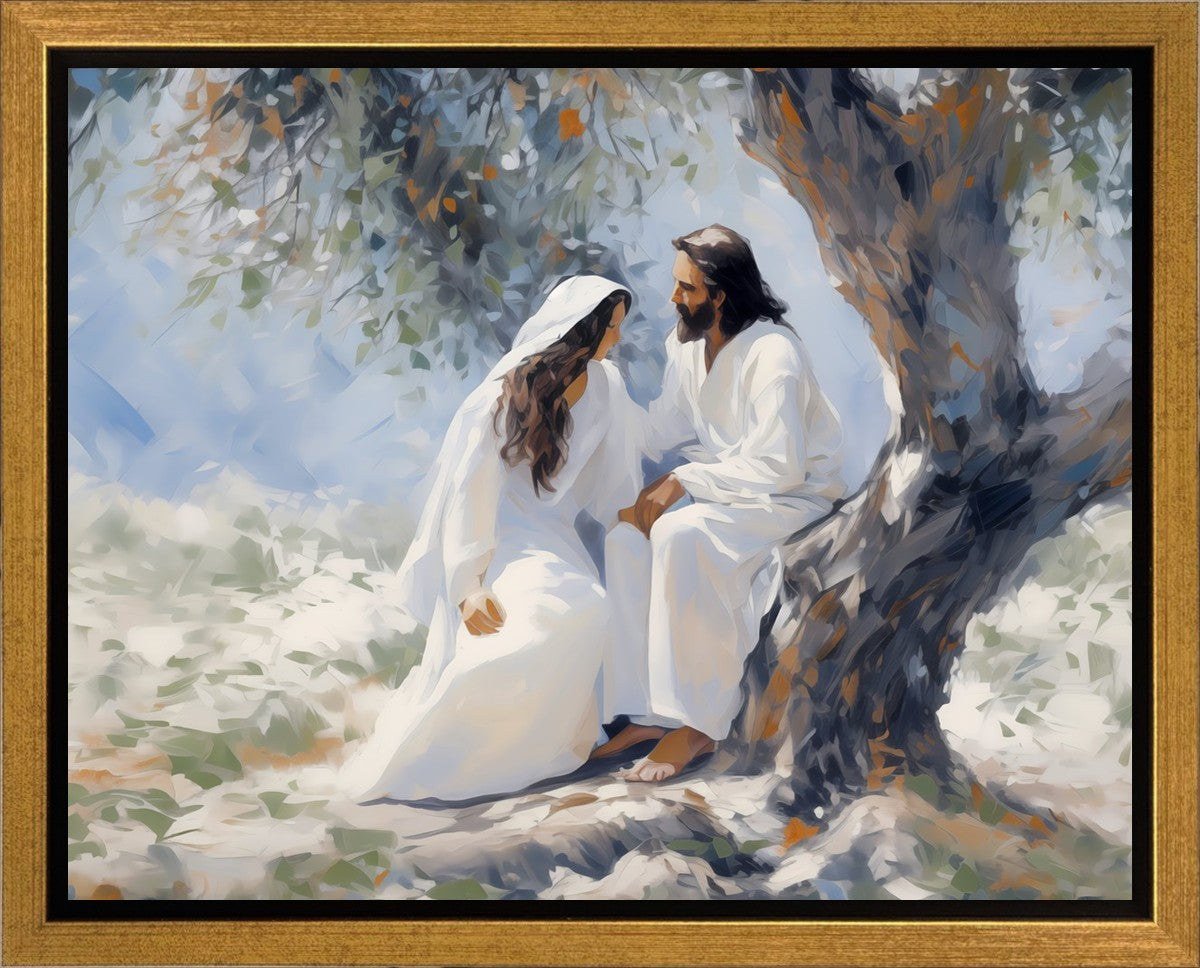 Abide With Me Gallery Wrap Canvas - High-Quality Wall Art for Home & Office Decor - Perfect for Living Room, Bedroom, and Gift Giving