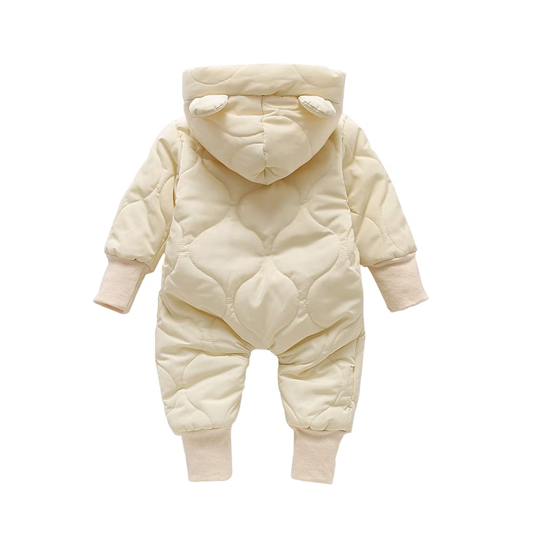 Baby Boys & Girls Winter Snowsuit Romper - Warm Puffer Hooded Fleece Jacket for Cold Weather | Outdoor Play & Snow Day Essentials