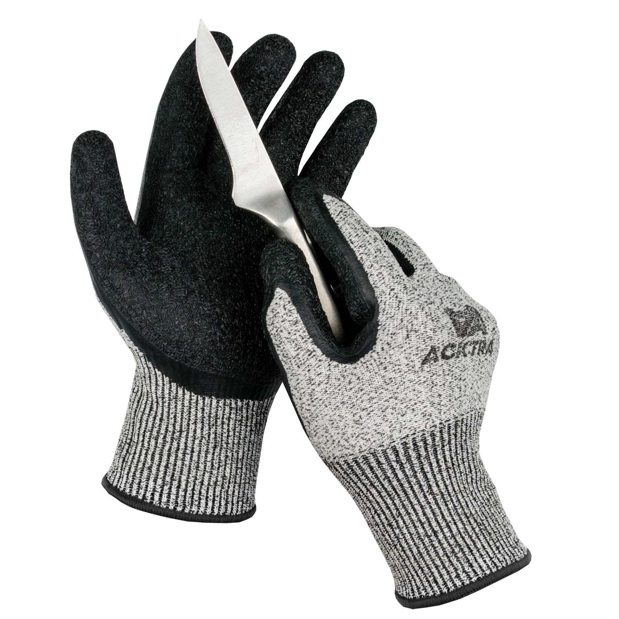 Cut Resistant Level 5 Safety Work Gloves - 120 Pairs Bulk Pack for Construction, Food Processing & Industrial Use