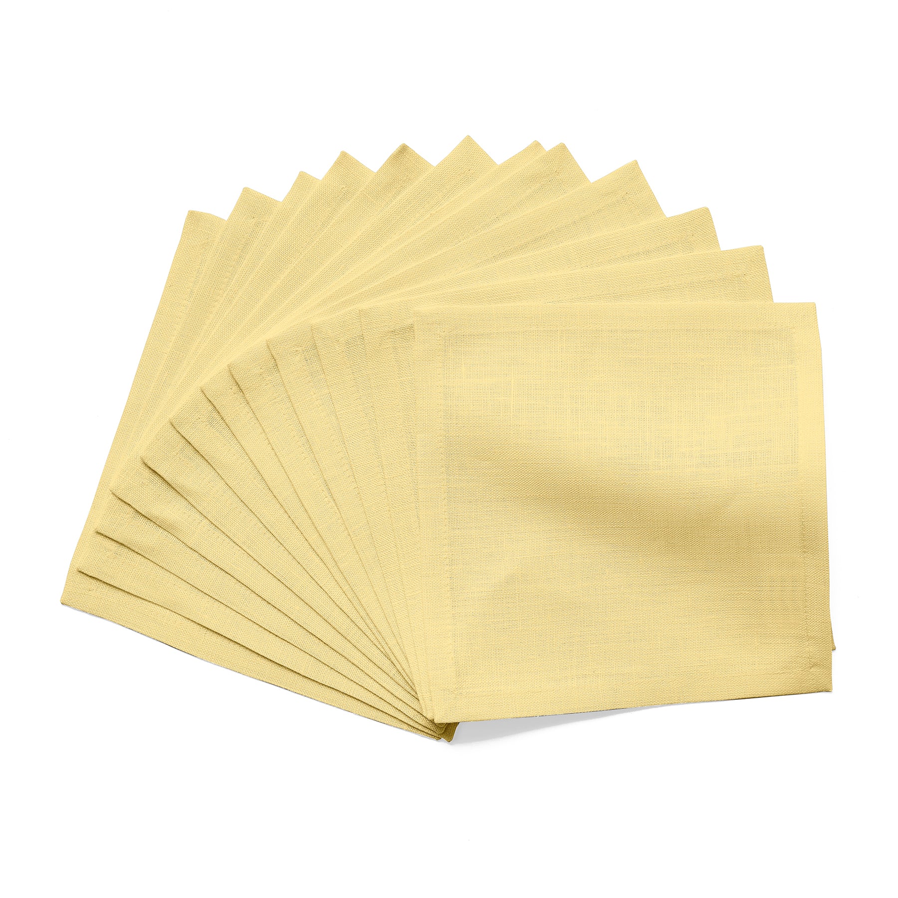 Premium Fete Cocktail Napkins - Set of 12 Elegant Party Napkins for Weddings, Cocktail Parties & Special Events