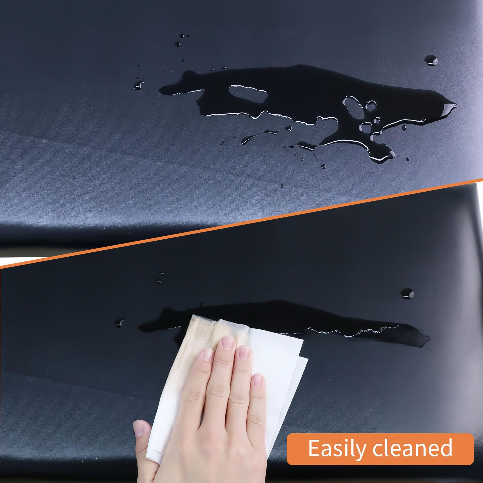 3D Anti-Collision Wall Padding for Kids - Black Peel and Stick Headboard Panels (12 Pack 11.8