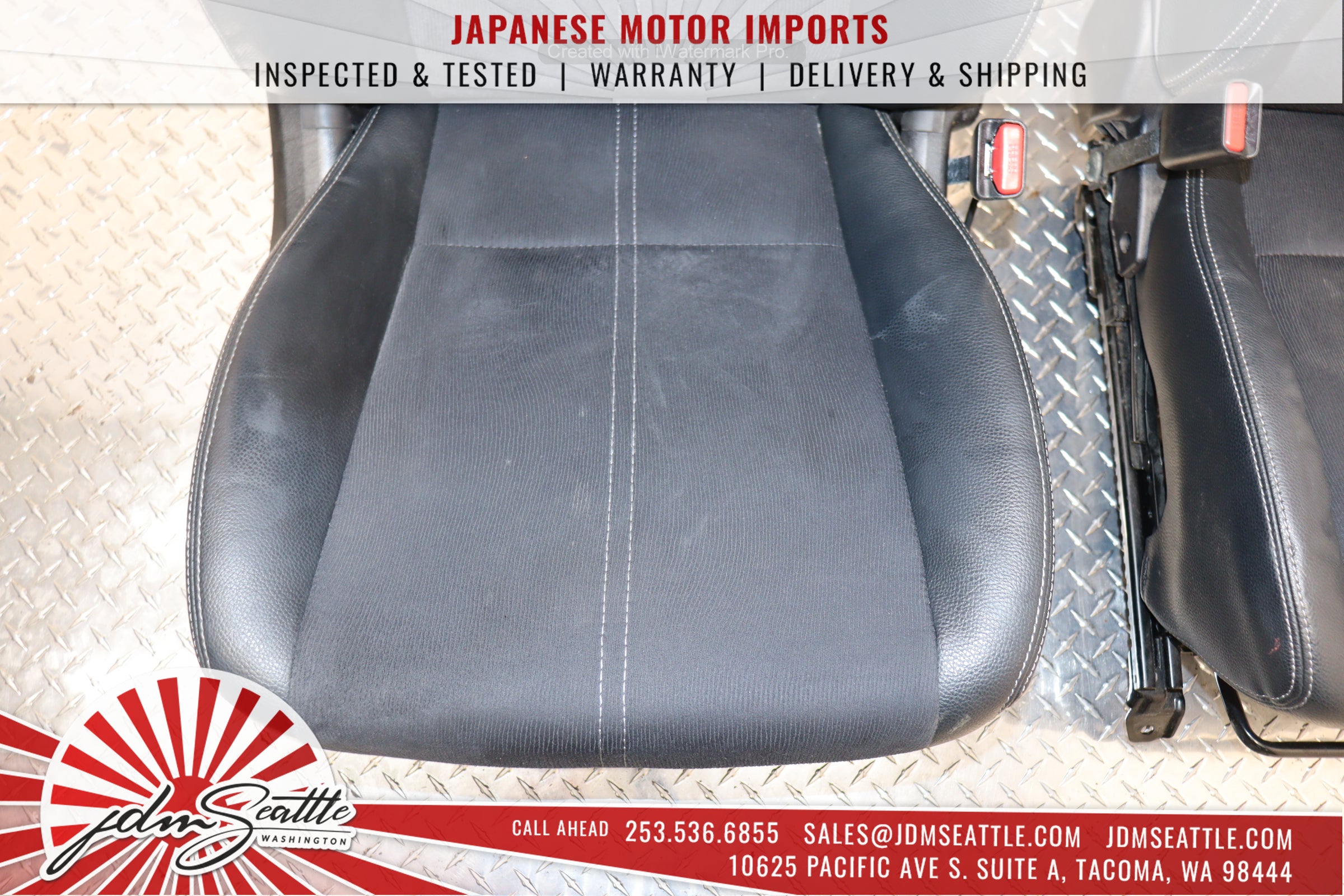 JDM 08-14 Subaru WRX STI OEM Version 10 Seats - Genuine STI Sedan Bucket Seats for Racing & Street Performance
